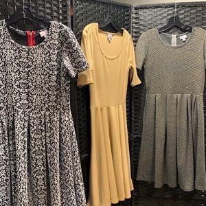 LulaRoe Dresses - sz medium - 3 different styles - $20 each